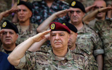 Armeechef Joseph Aoun wurde zum neuen Präsidenten im Libanon gewählt. - Foto: Marwan Naamani/dpa