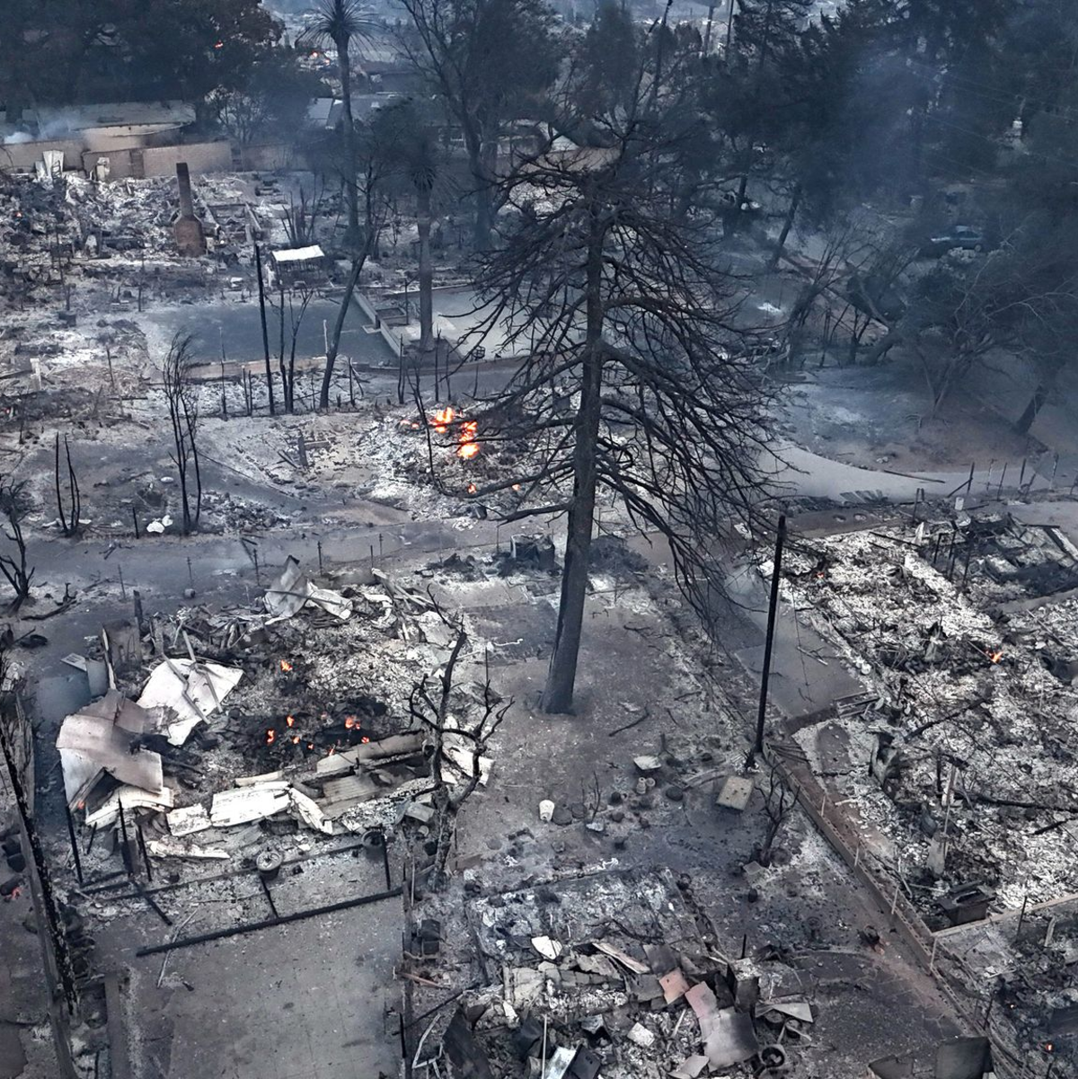 Das Feuer rund um Los Angeles hat eine Schneise der Verwüstung hinterlassen. - Foto: Scott Mc Kiernan/ZUMA Press Wire/dpa