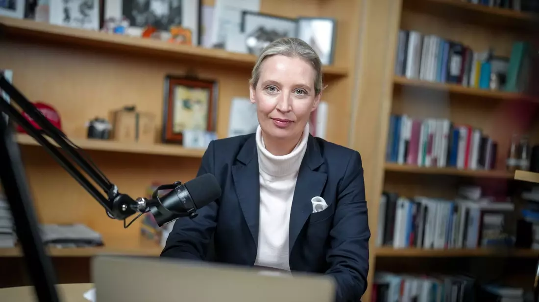 Was bleibt vom Talk Weidel - Bild: Kay Nietfeld/dpa-POOL/dpa