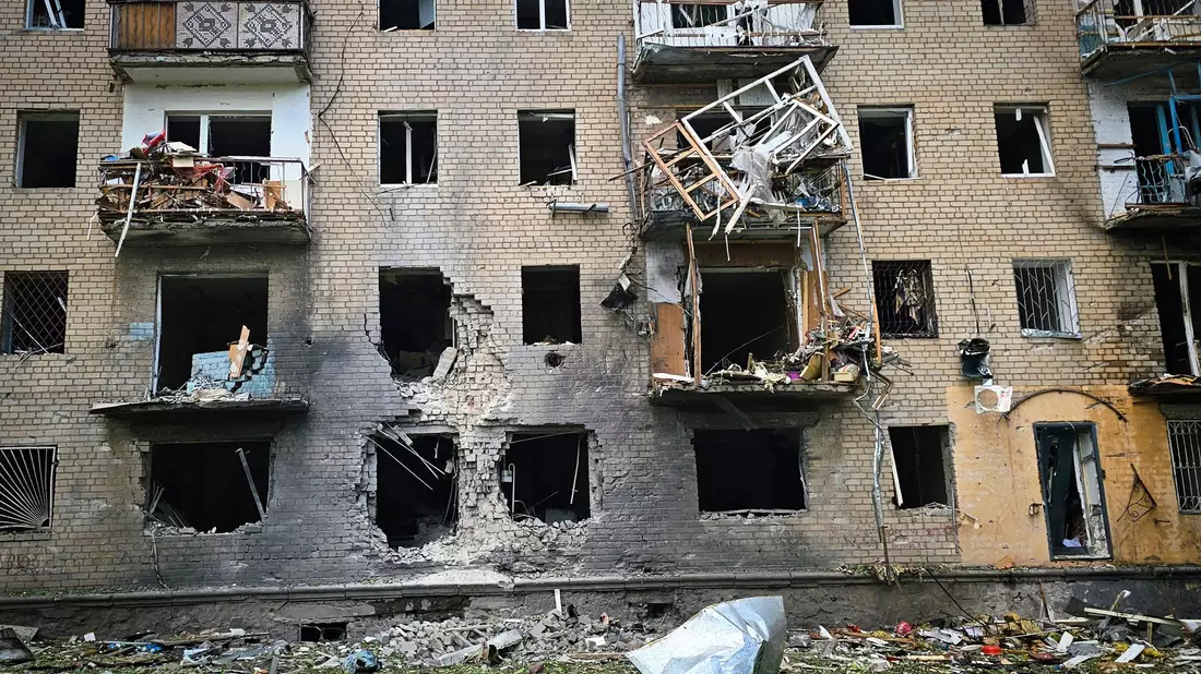 Russische Drohnen sorgen in Cherson für Angst und Schrecken. (Archivbild) - Bild: Uncredited/Kherson Regional Military Administration/AP/dpa