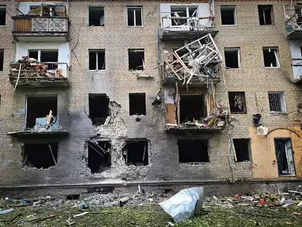 Russische Drohnen sorgen in Cherson für Angst und Schrecken. (Archivbild) - Foto: Uncredited/Kherson Regional Military Administration/AP/dpa