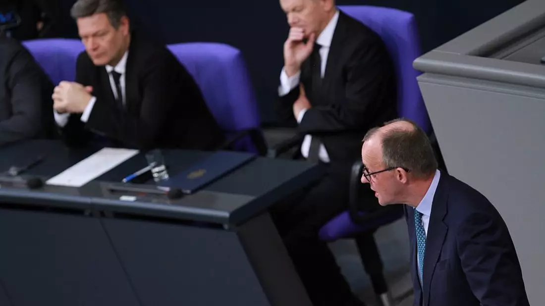 Robert Habeck, Olaf Scholz, Friedrich Merz (Archiv) - Bild: über dts Nachrichtenagentur