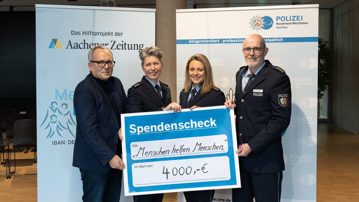 POL-AC: Adventskonzert der Polizei Aachen - Unterstützung für Hilfsinitiative 