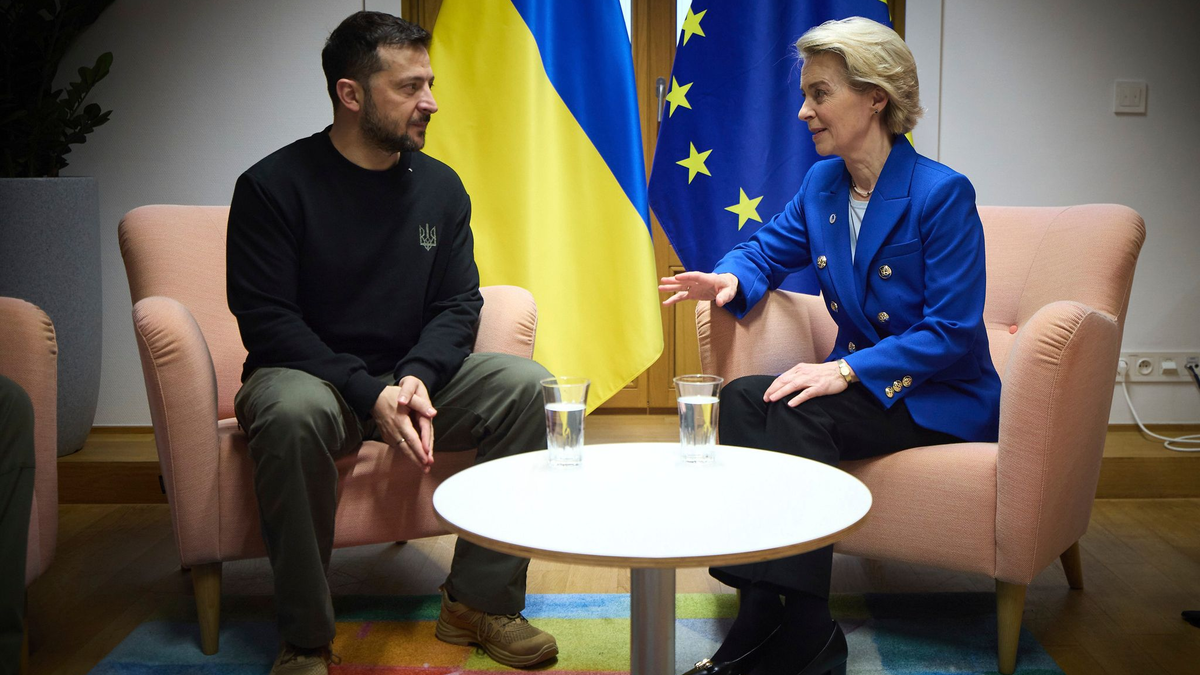 Von der Leyen bekräftigte die «unerschütterliche Unterstützung» für die Ukraine. (Archivbild) - Foto: Ukraine Presidency/Planet Pix via ZUMA Press Wire/dpa