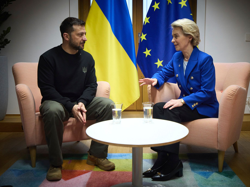 Von der Leyen bekräftigte die «unerschütterliche Unterstützung» für die Ukraine. (Archivbild) - Foto: Ukraine Presidency/Planet Pix via ZUMA Press Wire/dpa