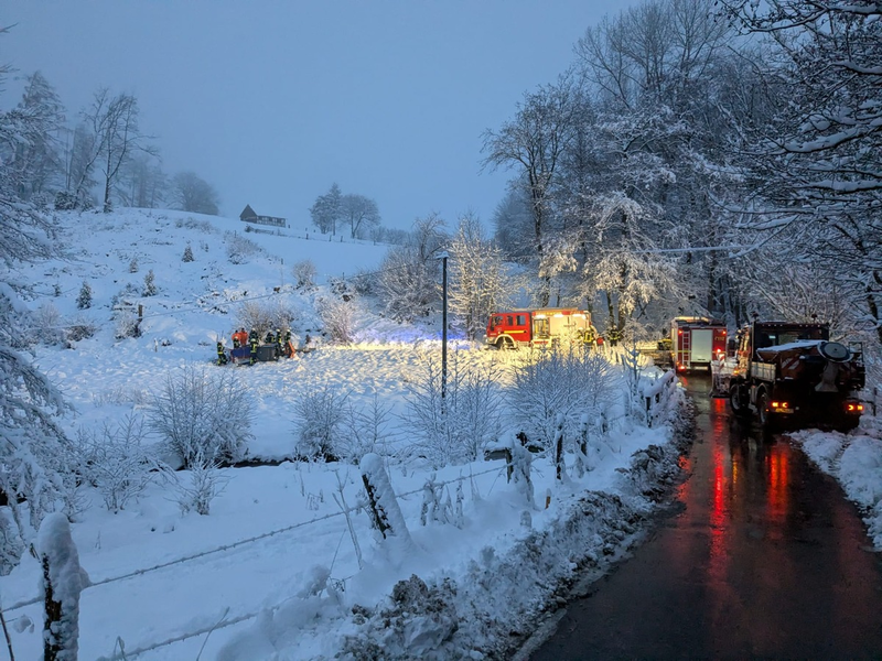 FW-EN: Schneebedingte Einsätze - Foto: presseportal.de