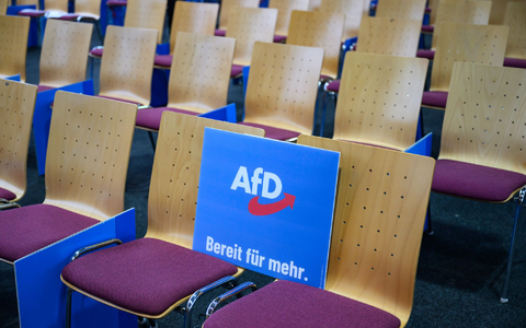 Die  Proteste eines Aktionsbündnisses zum AfD-Bundesparteitag in Riesa sind angelaufen. (Archivbild) - Foto: Patrick Pleul/dpa