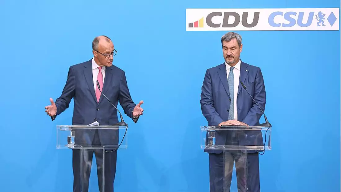 Friedrich Merz und Markus Söder (Archiv) - Bild: über dts Nachrichtenagentur
