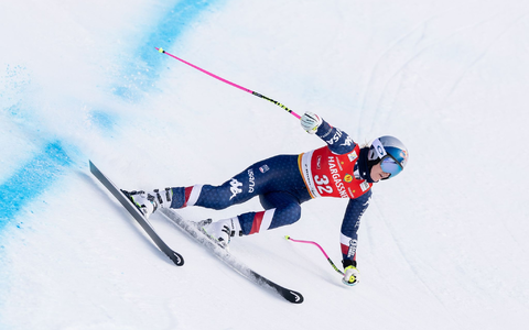 Lindsey Vonn zeigte in der Abfahrt von St. Anton eine starke Vorstellung. - Foto: Expa/Johann Groder/APA/dpa Lindsey Vonn zeigte in der Abfahrt von St. Anton eine starke Vorstellung. - Foto: Expa/Johann Groder/APA/dpa