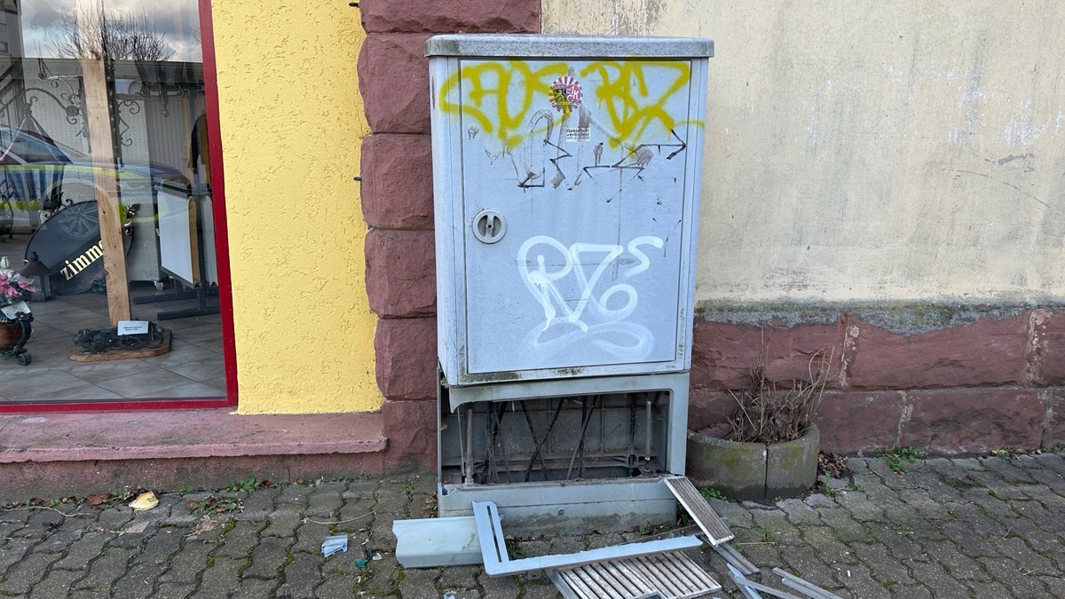 POL-PDLD: Verteilerkasten beschädigt - Zeugenaufruf - Foto: presseportal.de