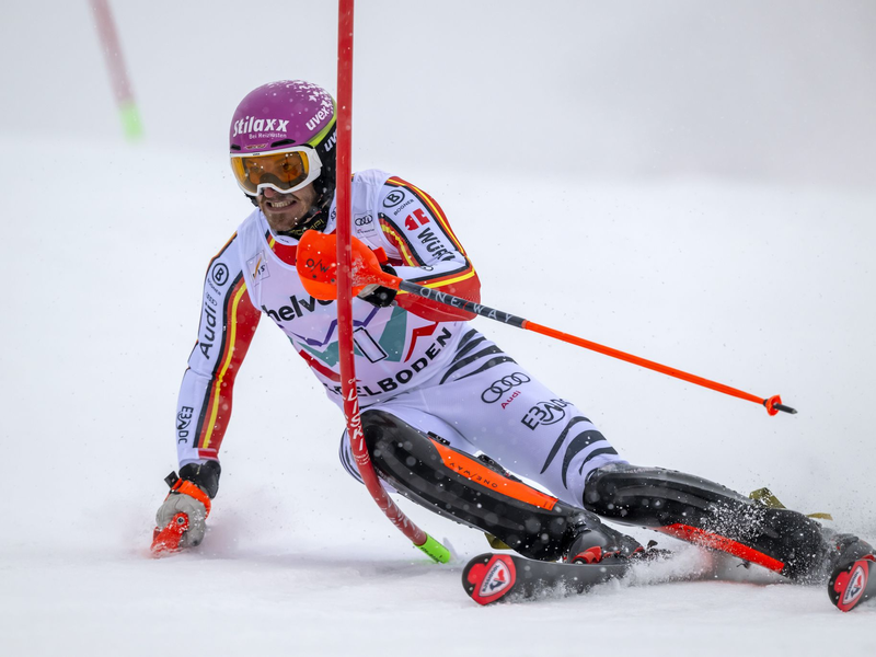 Adelboden ist eine der Lieblingsstationen von Linus Straßer im alpinen Ski-Weltcup. - Foto: Anthony Anex/KEYSTONE/dpa