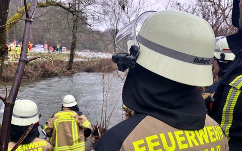 FW-Lohmar: Wasserrettung an der Sülz am 11.01.2025 - Foto: presseportal.de