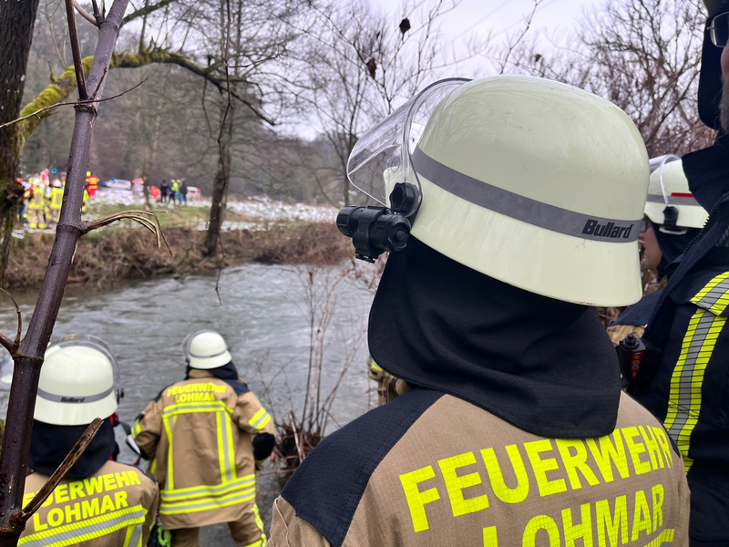 FW-Lohmar: Wasserrettung an der Sülz am 11.01.2025 - Foto: presseportal.de