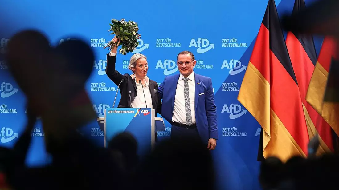 Alice Weidel und Tino Chrupalla am 11.01.2025 - Bild: über dts Nachrichtenagentur