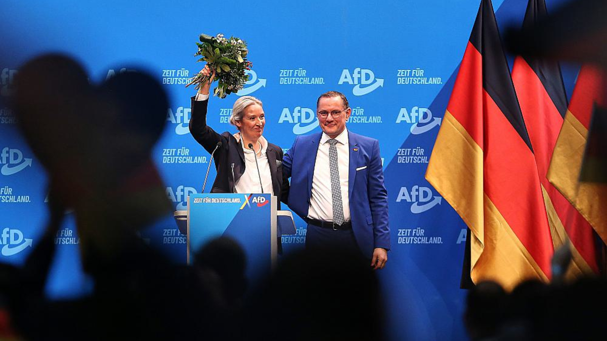 Alice Weidel und Tino Chrupalla am 11.01.2025 - Foto: über dts Nachrichtenagentur