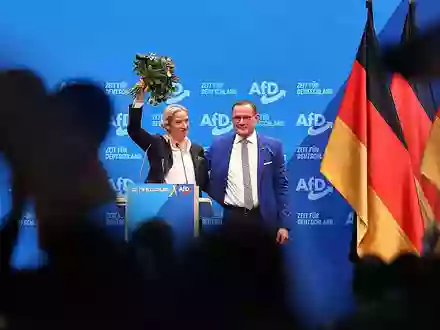 Alice Weidel und Tino Chrupalla am 11.01.2025 - Foto: über dts Nachrichtenagentur