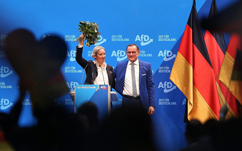 Alice Weidel und Tino Chrupalla am 11.01.2025 - Foto: über dts Nachrichtenagentur