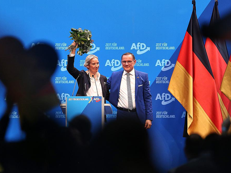 Alice Weidel und Tino Chrupalla am 11.01.2025 - Foto: über dts Nachrichtenagentur