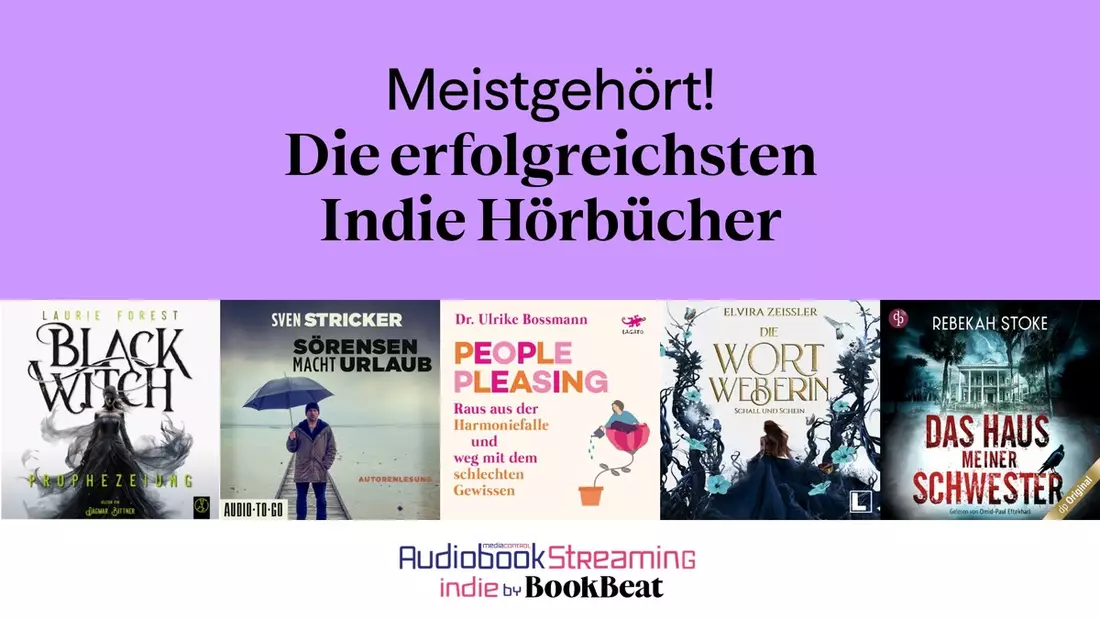 Meistgehört! Die erfolgreichsten Indie-Hörbücher 2024 - Bild: presseportal.de