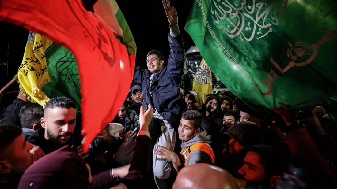 Freigelassener palästinensischer Häftling. (Archivbild) - Bild: Ayman Nobani/dpa