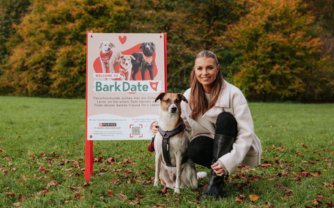 PURINA setzt sich mit TV-Star Laura Wontorra für die Tierschutz-Initiative Bark Date ein / Gemeinsam für glückliche Pfoten: PURINA und Bark Date verkünden Partnerschaft - Foto: presseportal.de