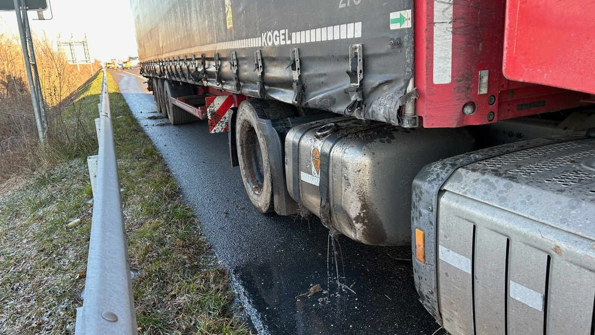 POL-PDLD: Tief stehende Sonne führt zu Unfall - Foto: presseportal.de