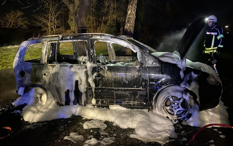 FW-KLE: Fahrzeugbrand - Foto: presseportal.de