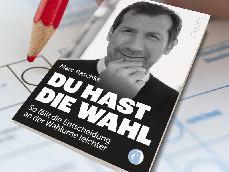 Gegen den Rechtsruck: Newcomer-Buch Du hast die Wahl schon vor Veröffentlichung auf Bestseller-Listen - Foto: presseportal.de