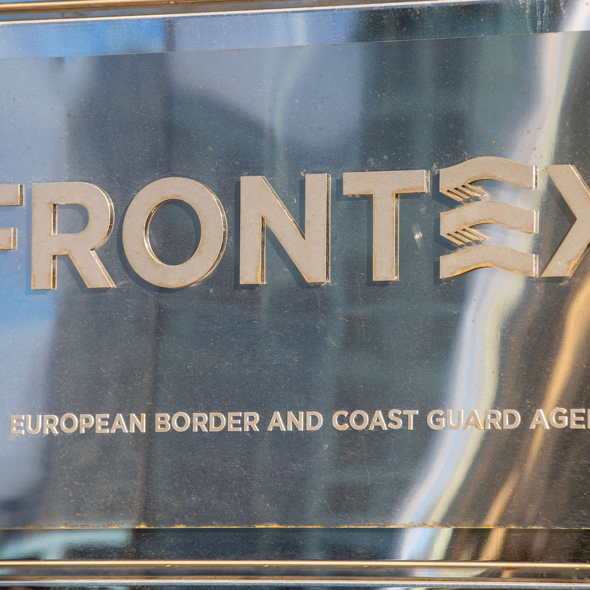 Logo der EU-Grenzschutzagentur Frontex. (Archivbild) - Foto: Nicolas Maeterlinck/belga/dpa