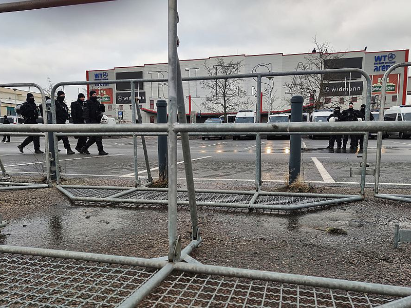 Sicherheitsmaßnahmen bei AfD-Parteitag am 11.01.2025 - Foto: über dts Nachrichtenagentur