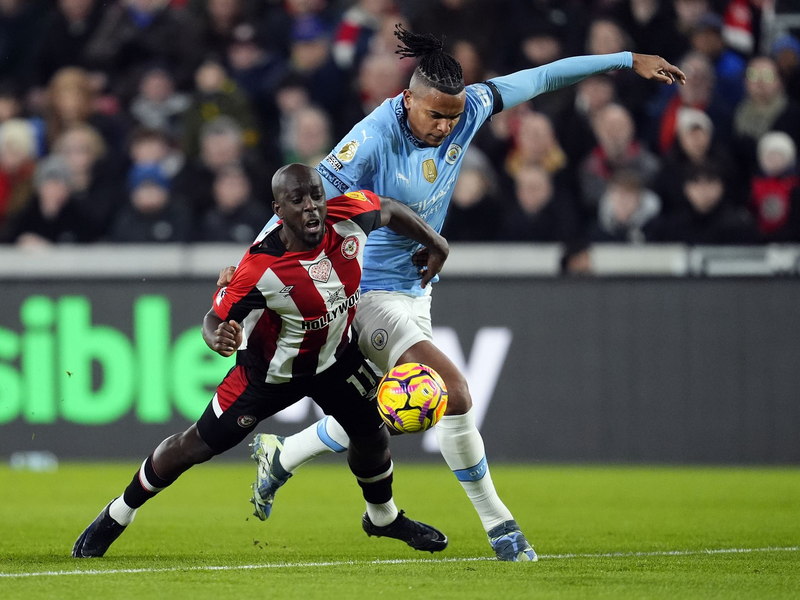 City-Superstar Erling Haaland blieb beim 2:2 in Brentford ohne Treffer. - Foto: Nick Potts/PA Wire/dpa