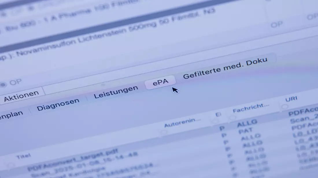 In der E-Akte sollen wichtige Daten gebündelt parat sein. (Archivbild) - Bild: Rolf Vennenbernd/dpa-Pool/dpa