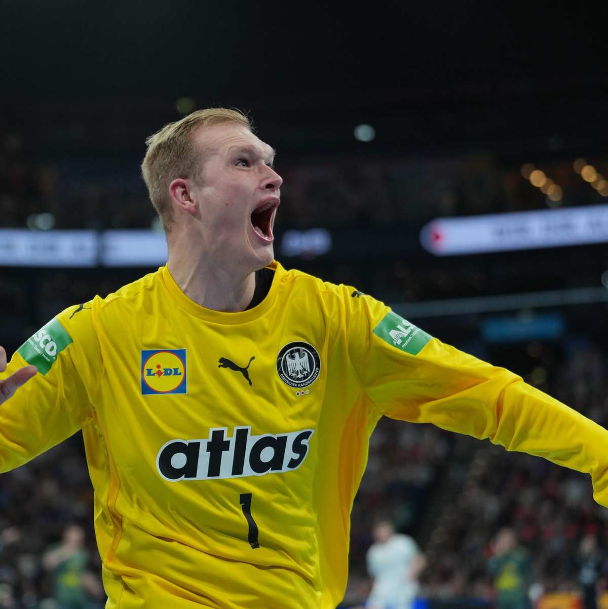 David Späth ist der Emotionale im Team der deutschen Handballer. - Foto: Soeren Stache/dpa