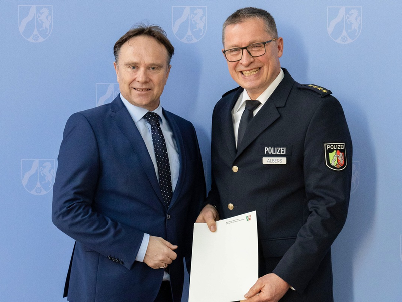 POL-BOR: Kreis Borken - Paul Albers als neuer Abteilungsleiter Polizei im Kreis Borken - Foto: presseportal.de