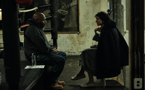 Mit bigFM Moderator Rolf Vogl zur Europapremiere des Hollywood Box-Drama UPPERCUT am 17. Januar 2025 in Berlin - Foto: presseportal.de