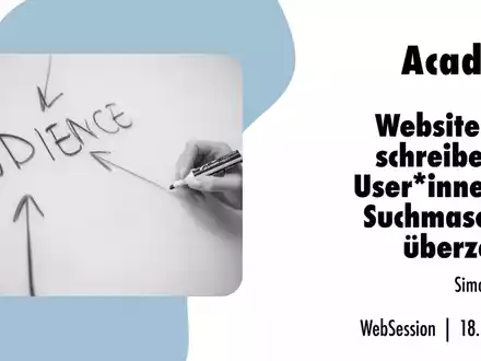 Website-Texte schreiben, die User und Suchmaschinen überzeugen / Ein Webinar der news aktuell Academy - Foto: presseportal.de