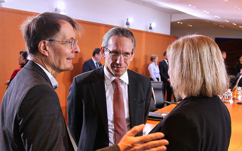 Karl Lauterbach, Jörg Kukies, Nancy Faeser am 15.01.2025 - Foto: über dts Nachrichtenagentur