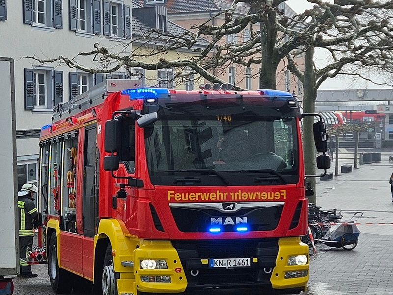 FW-Radolfzell: Einsatz auf dem Wochenmarkt - Foto: presseportal.de