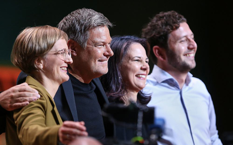 Brantner, Habeck, Baerbock, Banaszak (Archiv) - Foto: über dts Nachrichtenagentur