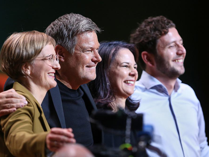 Brantner, Habeck, Baerbock, Banaszak (Archiv) - Foto: über dts Nachrichtenagentur