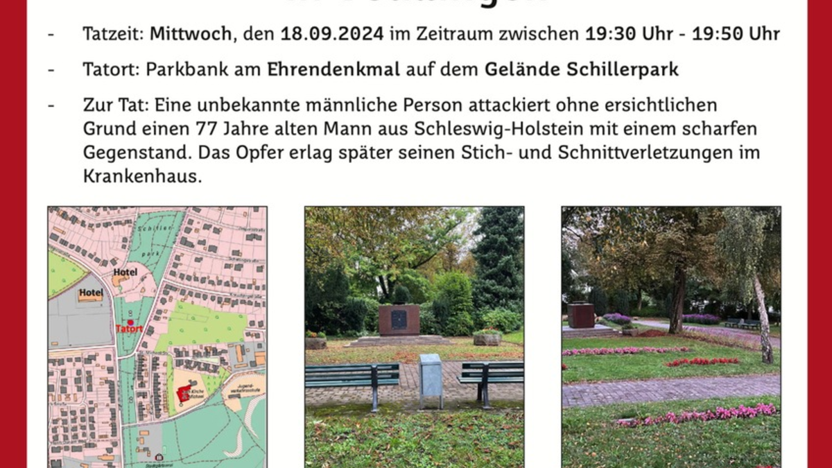 POL-SL: Belohnung im Fall des in Völklingen getöteten Mannes ausgelobt/Sonderkommission Schillerpark sucht Zeugen - Foto: presseportal.de