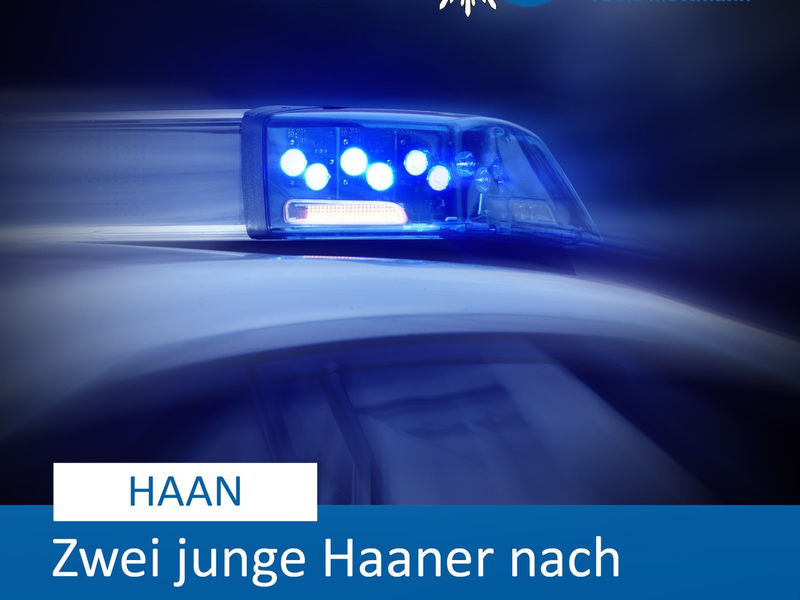 POL-ME: Nach Streit mit 13-Jährigem: Zwei junge Haaner schwer verletzt - Haan - 2501050 - Foto: presseportal.de