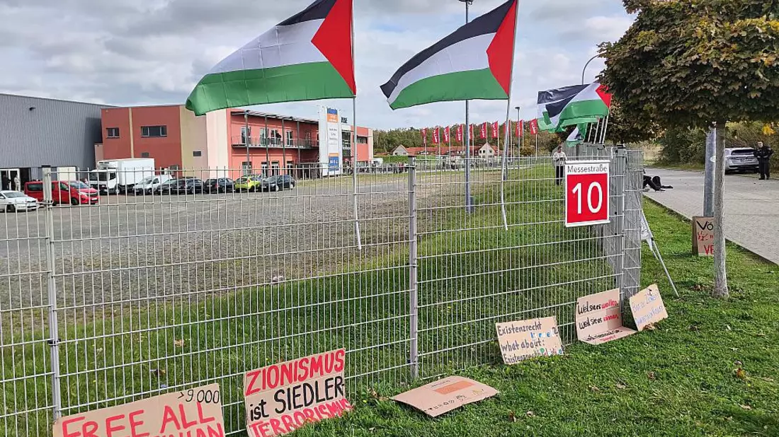 Pro-Palästina-Protest vor Linken-Parteitag (Archiv) - Bild: über dts Nachrichtenagentur
