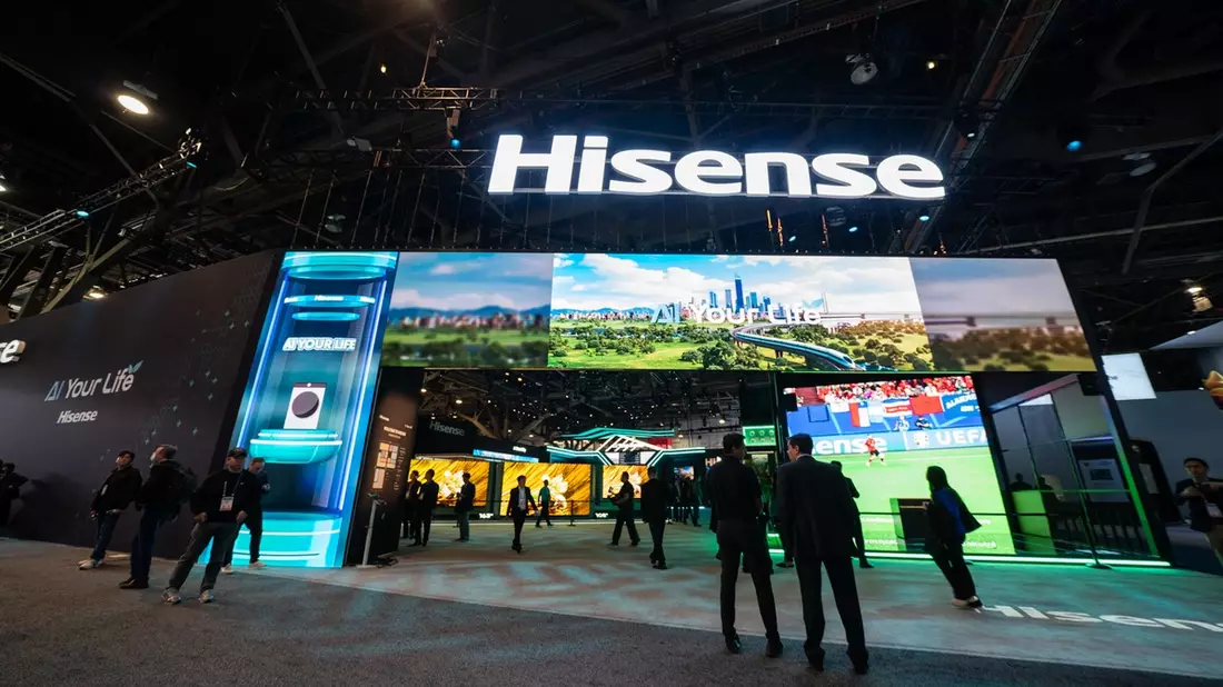 CES 2025: Hisense setzt mit KI und TV-Display Innovationen neue Maßstäbe - Bild: presseportal.de