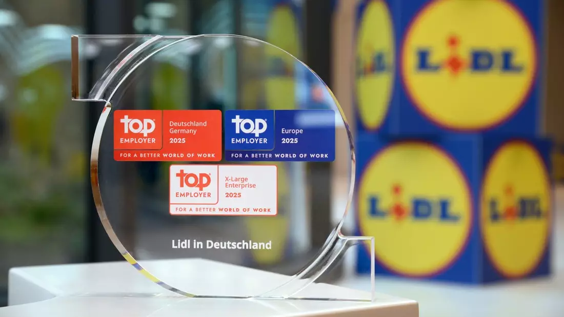 Attraktiver Arbeitgeber: Lidl in Deutschland ist zum vierten Mal in Folge Top Employer - Bild: presseportal.de