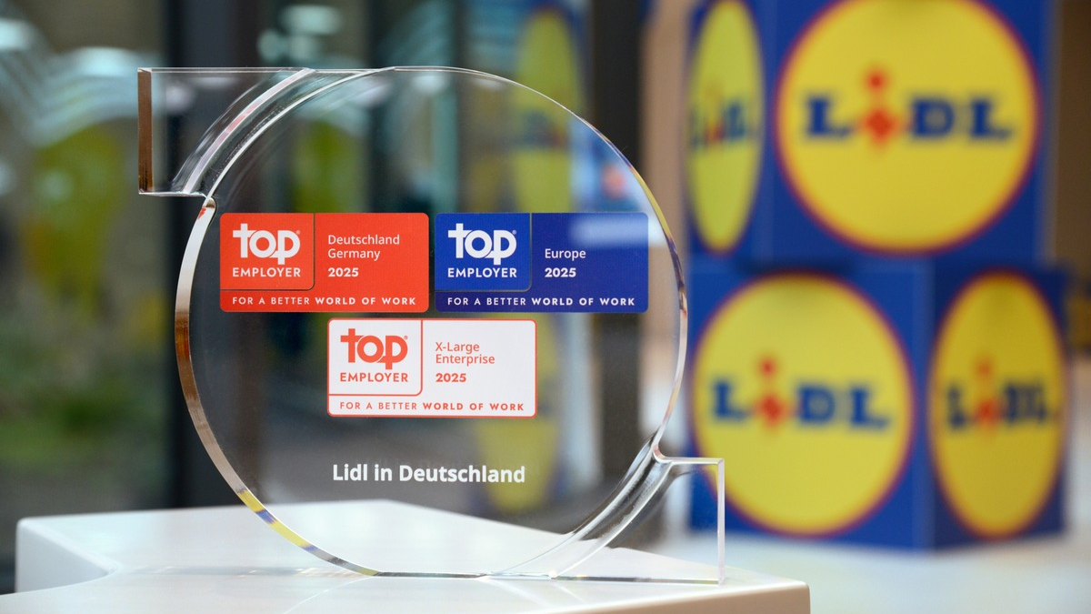 Attraktiver Arbeitgeber: Lidl in Deutschland ist zum vierten Mal in Folge Top Employer - Foto: presseportal.de
