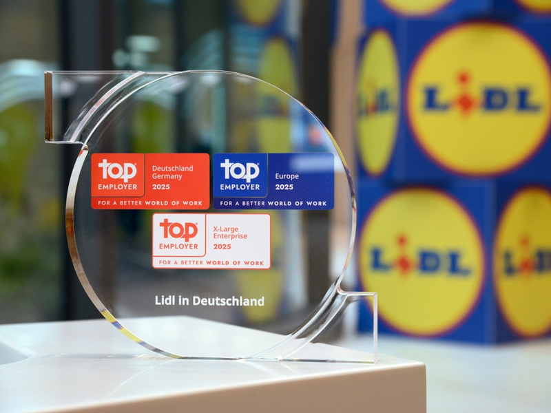 Attraktiver Arbeitgeber: Lidl in Deutschland ist zum vierten Mal in Folge Top Employer - Foto: presseportal.de