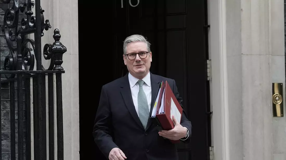 Der britische Premierminister Keir Starmer will ein neues Partnerschaftsabkommen mit der Ukraine schließen. (Archivfoto) - Bild: Stefan Rousseau/PA Wire/dpa