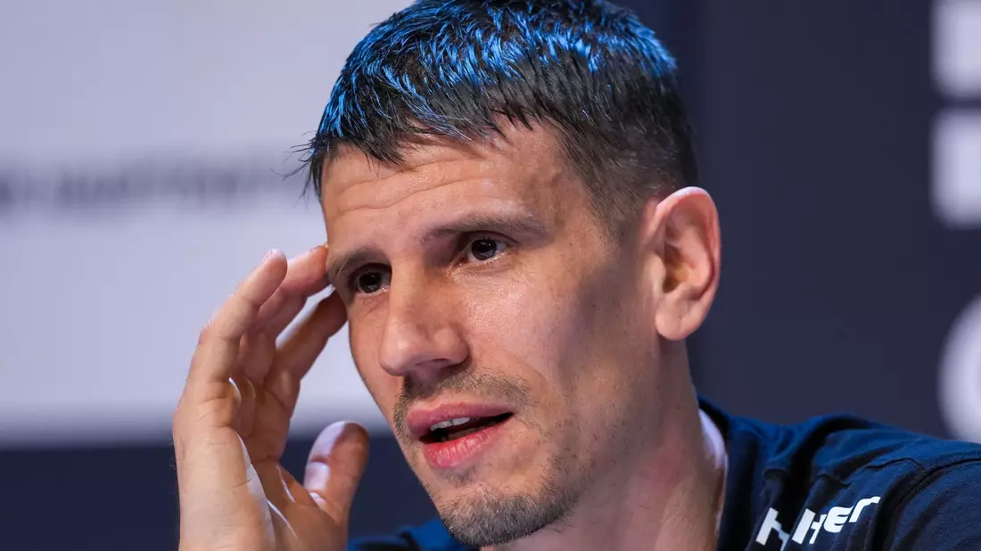 Andy Schmid rechnet sich mit der Schweiz gegen Deutschland keine großen Chancen aus. - Bild: Soeren Stache/dpa