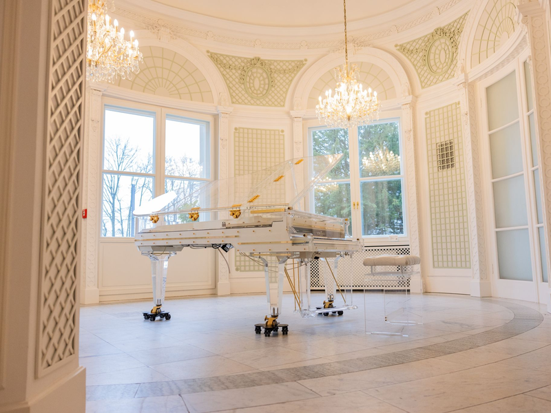  Der Glasflügel hatte Jürgens seit Mitte der 80er Jahre zu vielen seiner Auftritte begleitet.  - Foto: Rolf Vennenbernd/dpa